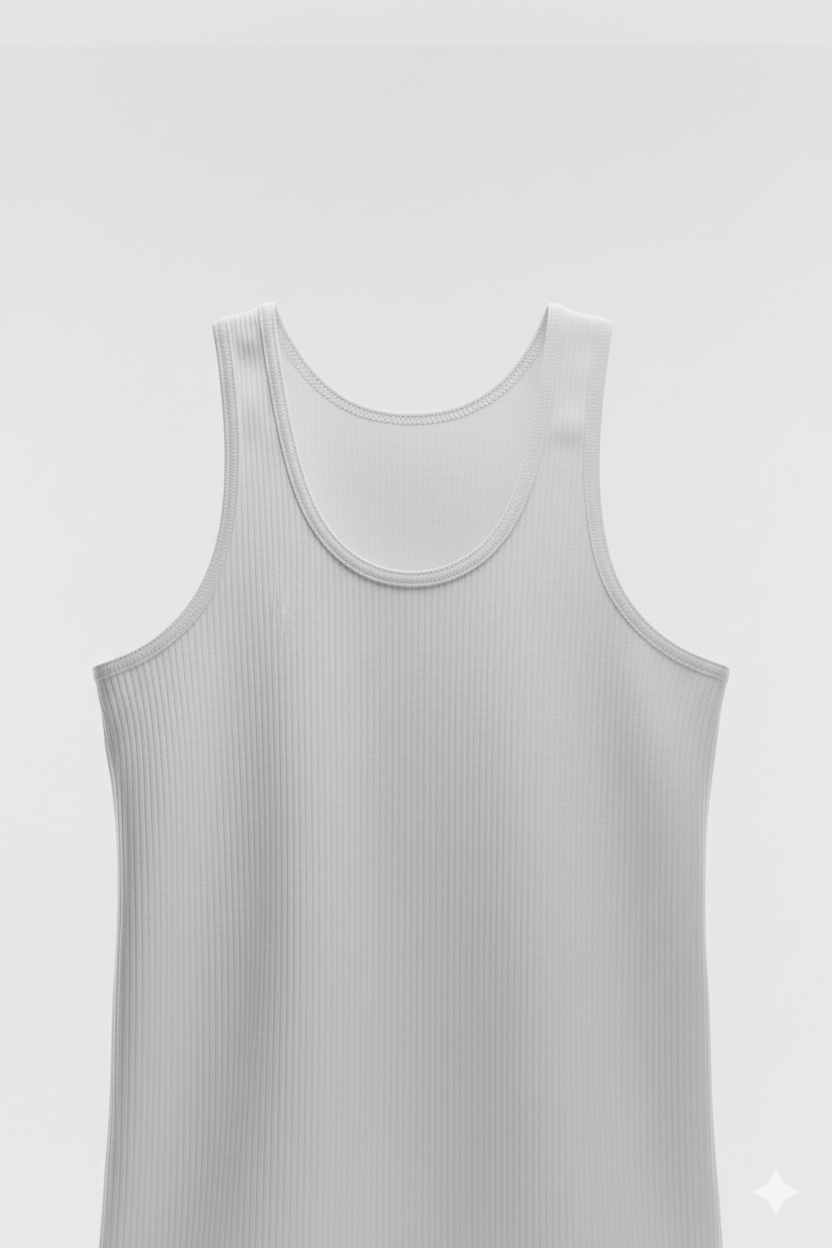 débardeur blanc 220gms