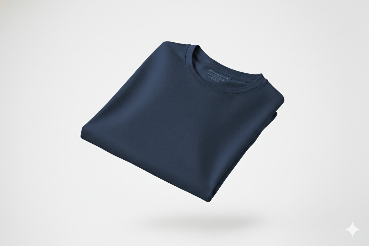 T-shirts bleu nuit 500gms