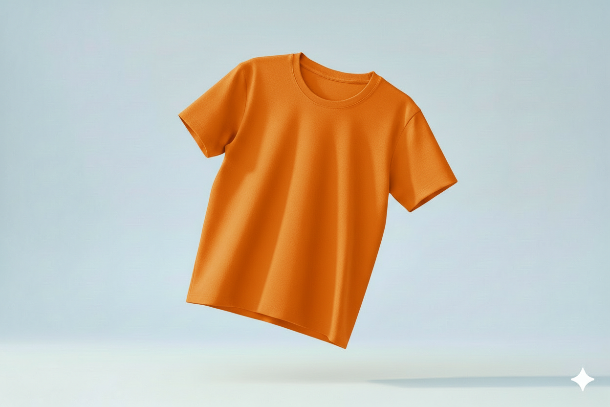T-shirts orange 650gms