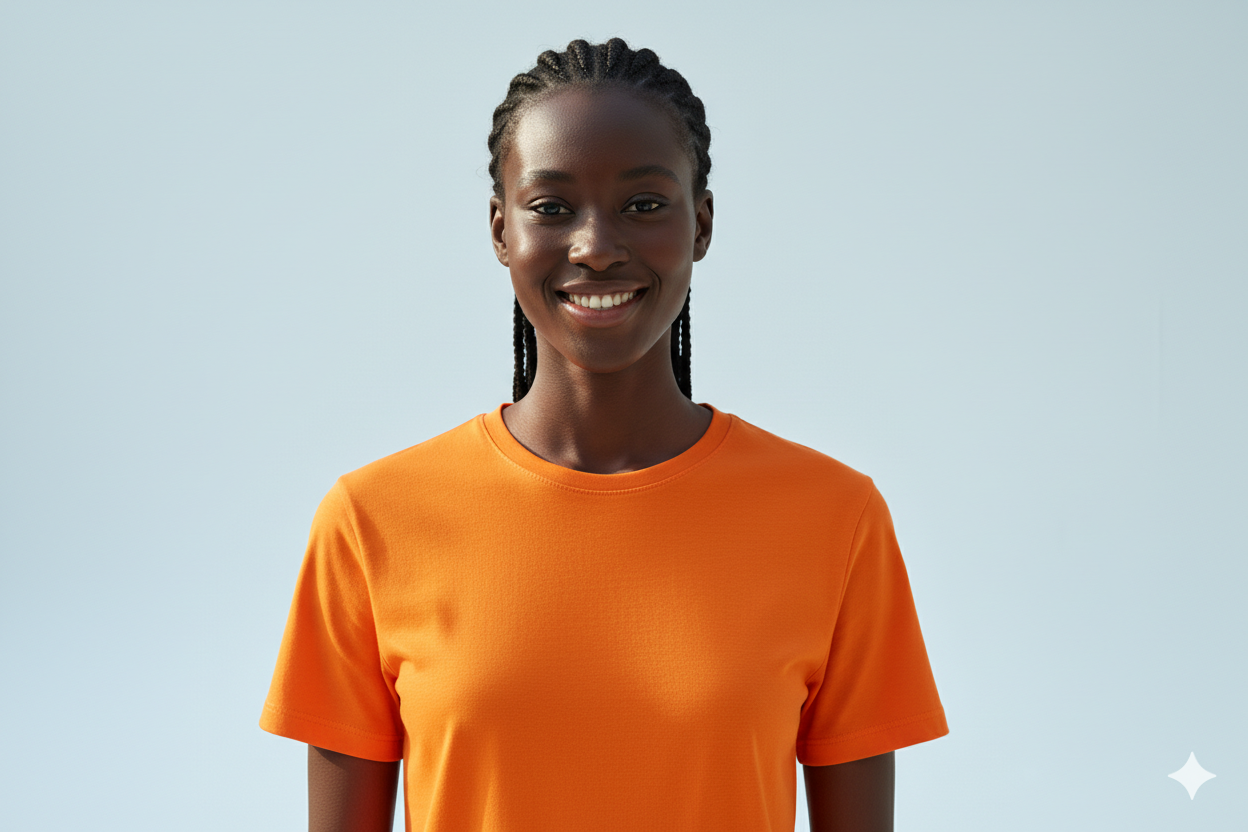 T-shirts orange 220gms